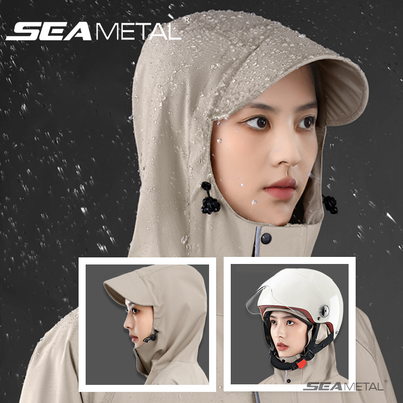 Cycling Gear For Rain - SEAMETAL Motosiklet Yağmurluk Elektrikli Bisiklet Yağmurluk