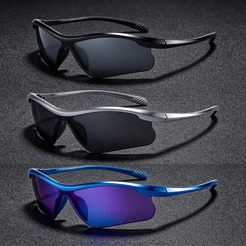 Cycling Glasses - Yeni Yarım Çerçeveli Y2K Güneş Gözlüğü