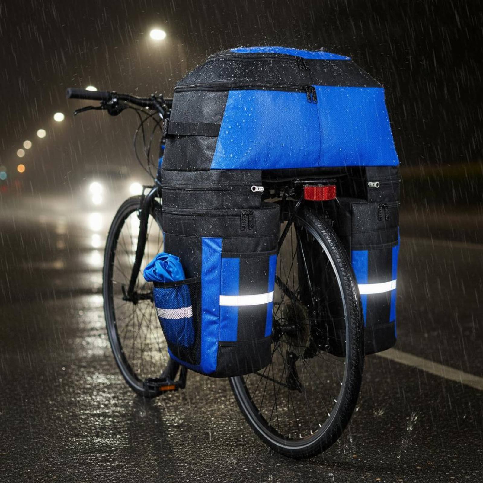 Cycling Gear For Rain - Arka Bagaj Çantası Yağmurluk Bisiklet Çantası