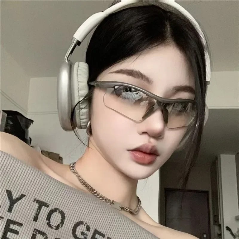 Yeni Yarım Çerçeveli Y2K Güneş - Cycling Glasses incelemesi ve fiyatı