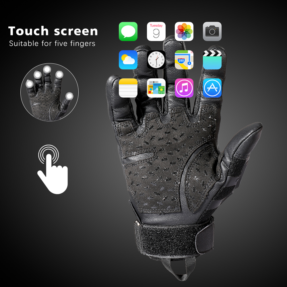 PU Deri Tam Parmak Taktik doku - Cycling Gear Display incelemesi ve fiyatı