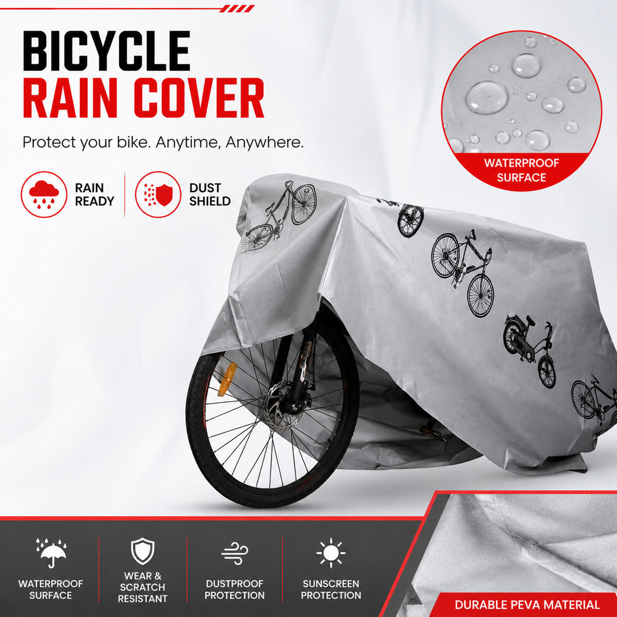 PINMOAP Evrensel Bisiklet Yağm - Cycling Gear For Rain incelemesi ve fiyatı